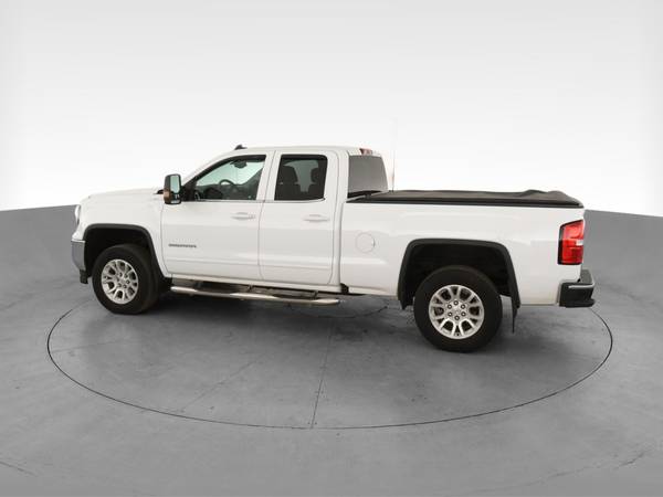 2018 GMC Sierra 1500 Double Cab SLE Pickup 4D 6 1/2 ft pickup White... for sale in Cleveland, OH – photo 6