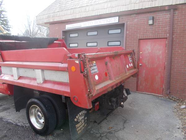 2000 ford f550 sd dump w/plow 7 3 - - by dealer for sale in Fitchburg, MA – photo 5