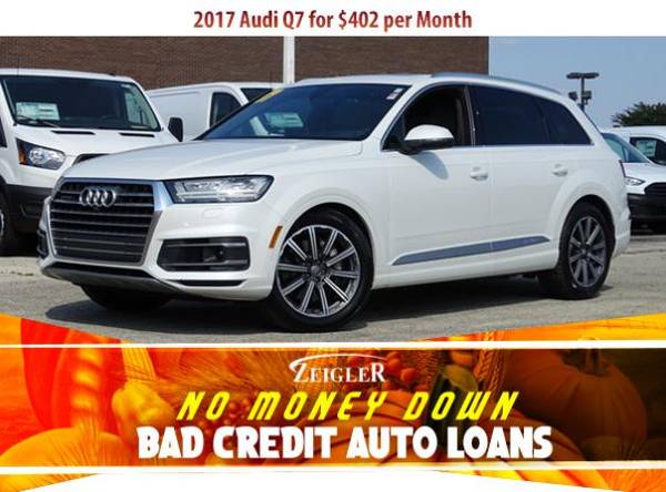 $402/mo 2017 Audi Q7 Bad Credit & No Money Down OK - cars & trucks -... for sale in Kenilworth, IL