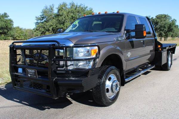 MUST SEE! 2015 FORD F350 DRW POWER STROKE! 4X4! CM FLATBED! LOW MILES! for sale in Temple, IL – photo 2