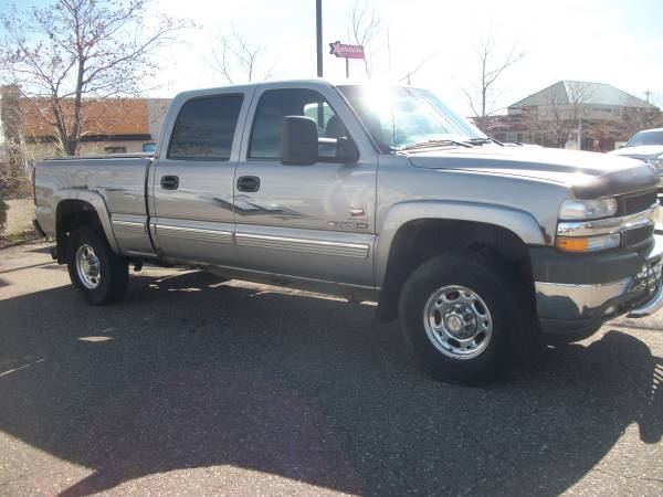 2002 CHEVY 2500HD DURAMAX CREWCAB 4X4 - - by dealer for sale in Zimmerman, MN – photo 3