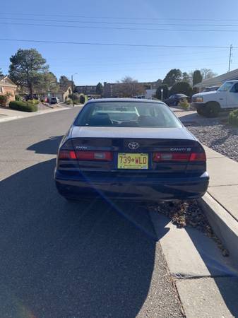 1998 Toyota Camry LE Sedan 4D (80K miles) - cars & trucks - by owner... for sale in Albuquerque, NM – photo 4