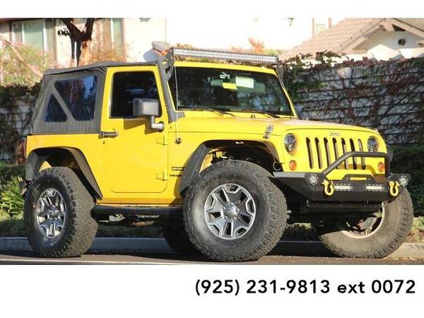 2011 Jeep Wrangler SUV Sport 2D Sport Utility (Yellow) for sale in Brentwood, CA – photo 2