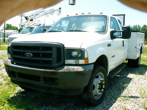 2003 F450 4x4 Super Cab Dually Diesel Utility bed Super Duty Ford -... for sale in Memphis, KY – photo 7