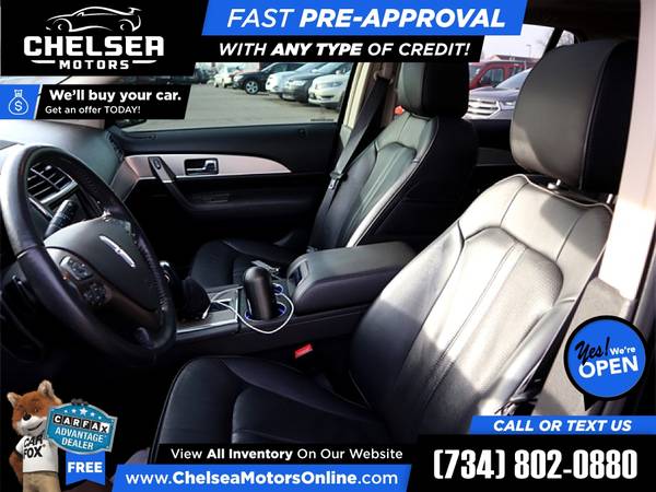 $302/mo - 2015 Lincoln MKX Elite AWD - Easy Financing! - cars &... for sale in Chelsea, MI – photo 12