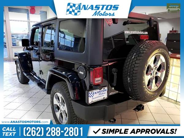 2017 Jeep Wrangler Unlimited FOR ONLY 462/mo! - - by for sale in Kenosha, WI – photo 6