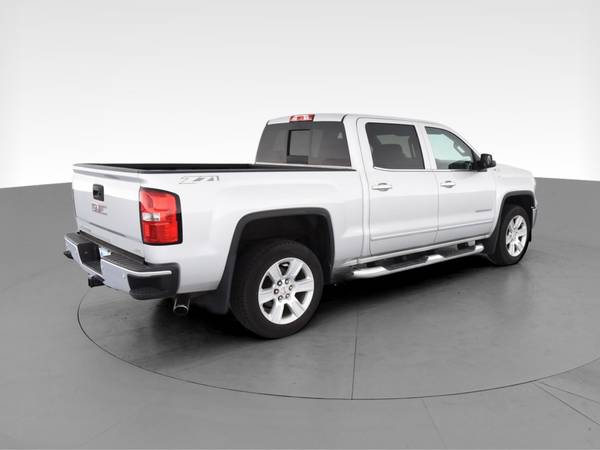 2015 GMC Sierra 1500 Crew Cab SLT Pickup 4D 5 3/4 ft pickup Silver -... for sale in Indianapolis, IN – photo 11
