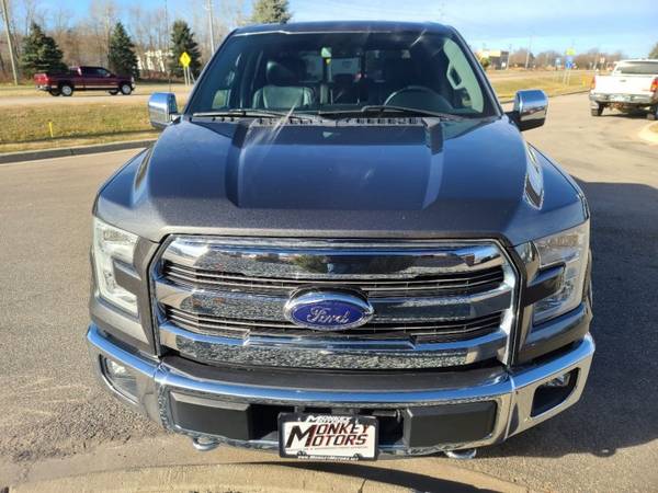 2015 Ford F-150 Lariat 4x4 4dr SuperCrew 5.5 ft. SB - cars & trucks... for sale in Faribault, MN – photo 3