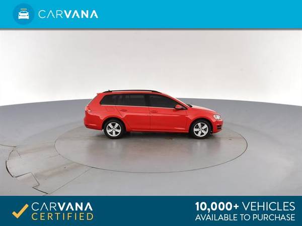 2015 VW Volkswagen Golf SportWagen TDI S Wagon 4D wagon RED - FINANCE for sale in Columbus, OH – photo 10