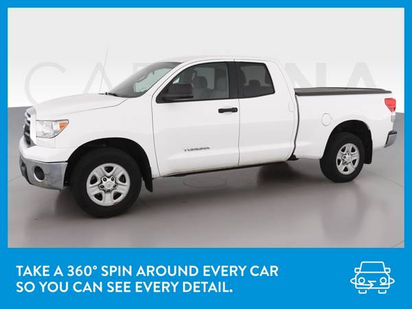 2011 Toyota Tundra Double Cab Pickup 4D 6 1/2 ft pickup White for sale in Lafayette, LA – photo 3