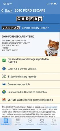 2010 Ford Escape AWD HYBRID - cars & trucks - by dealer - vehicle... for sale in Fredericksburg, VA – photo 21