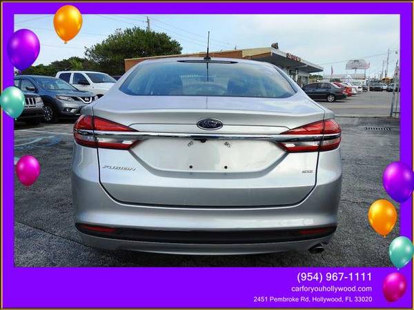 2017 Ford Fusion SE Sedan 4D - - by dealer - vehicle for sale in Hollywood, FL – photo 5