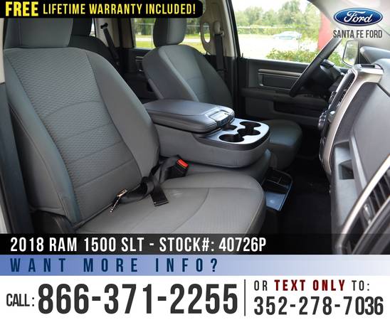‘18 Ram 1500 SLT 4WD *** Bluetooth, SIRIUS, Backup Camera *** - cars... for sale in Alachua, AL – photo 19