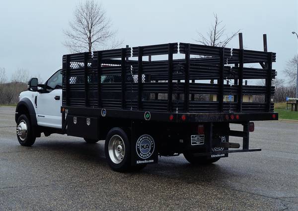 2017 Ford F550 XL - 12ft Flatbed - RWD 6 7L V8 Power Stroke (A05562) for sale in Dassel, MN – photo 7