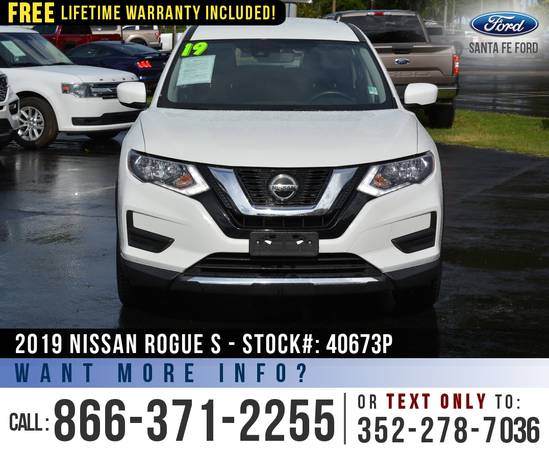 2019 NISSAN ROGUE S Bluetooth, Cruise Control, Camera - cars for sale in Alachua, FL – photo 2