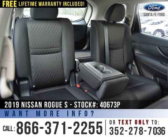 2019 NISSAN ROGUE S Bluetooth, Cruise Control, Camera - cars for sale in Alachua, FL – photo 20