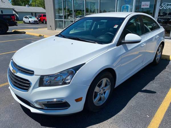 2015 Chevy Chevrolet Cruze sedan Summit White - cars & trucks - by... for sale in Terre Haute, IN – photo 3