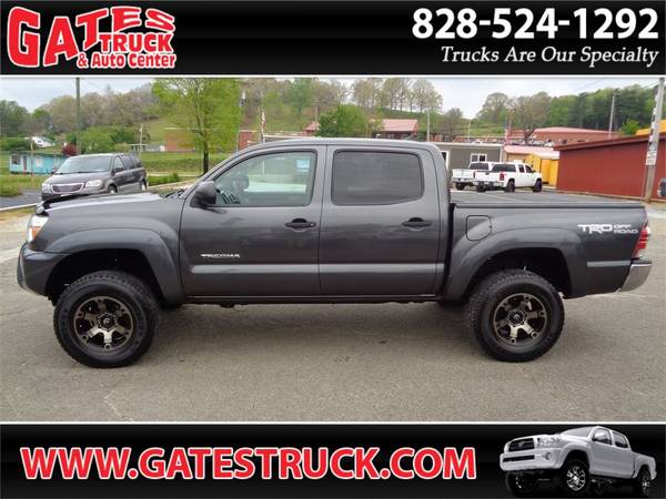 2014 Toyota Tacoma Double Cab 4WD V6 SR5 TRD-Off Road Gray - cars for sale in Franklin, NC – photo 5