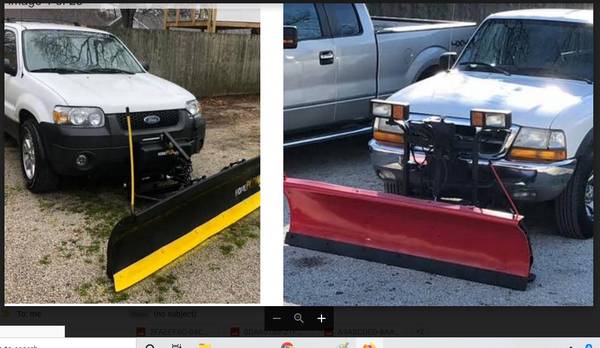 2 small plows ★ 2017 MEYER SNOW PLOW 2OO6 FORD ESCAPE 4x4 *PRIVATE... for sale in Ottawa, IL
