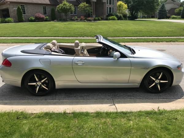 2004 BMW 645CI Convertible - Only 133K miles - New Tires and Rims for sale in McCordsville, IN – photo 8