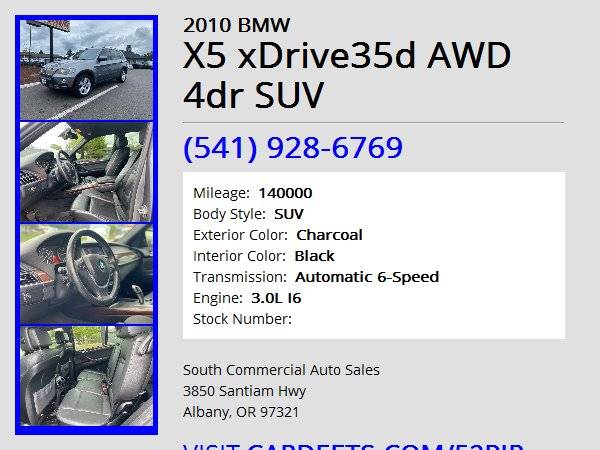 2010 BMW X5 xDrive35d AWD 3rd Row! - - by dealer for sale in Albany, OR – photo 15