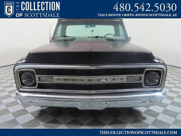 1969 *Chevrolet* *C/K 10* *12PU* Black - cars & trucks - by dealer -... for sale in Scottsdale, AZ – photo 3