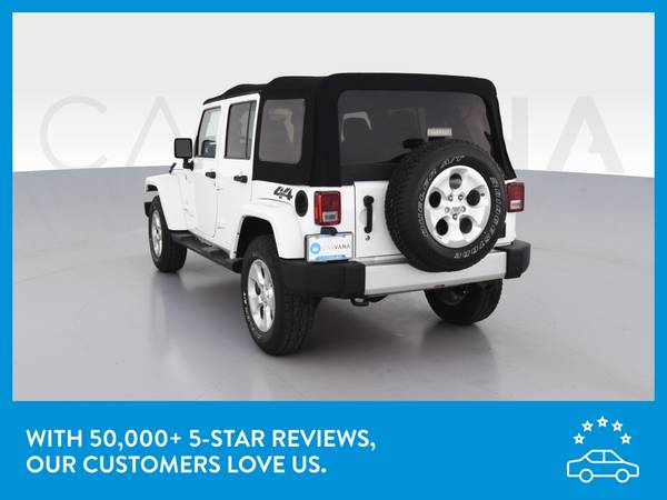 2014 Jeep Wrangler Unlimited Sahara Sport Utility 4D suv White for sale in Bloomington, IL – photo 6