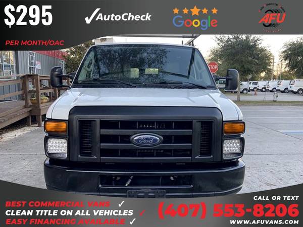 295/mo - 2012 Ford E350 E 350 E-350 Super Duty Cargo Van 3D 3 D 3-D for sale in Kissimmee, FL – photo 8