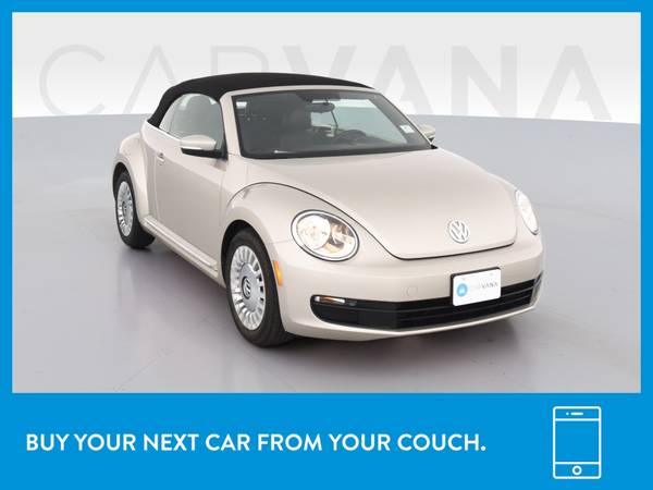 2013 VW Volkswagen Beetle 2 5L Convertible 2D Convertible Beige for sale in Chatham, IL – photo 12