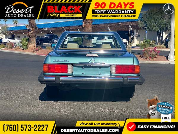 1989 Mercedes-Benz 560 Series 89,000 miles 560SL Convertible at... for sale in Palm Desert , CA – photo 8