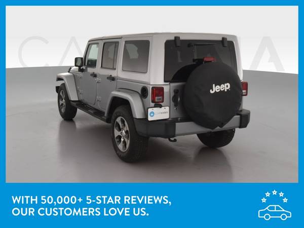 2017 Jeep Wrangler Unlimited Sahara Sport Utility 4D suv Silver for sale in New Haven, CT – photo 6