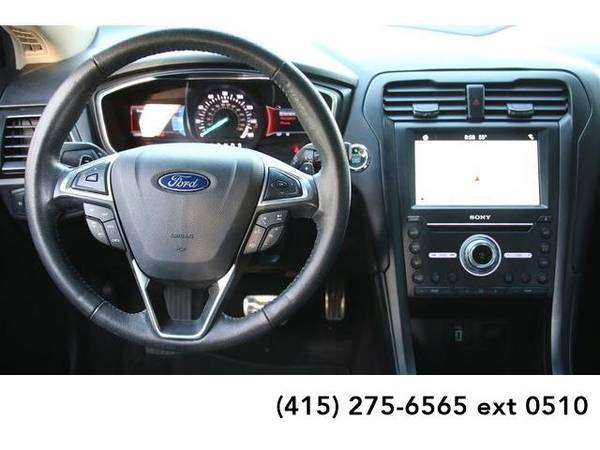 2017 Ford Fusion sedan Titanium 4D Sedan (Gray) for sale in Brentwood, CA – photo 13