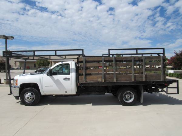 2013 CHEVROLET SILVERADO 3500HD REGULAR CAB 12FT FLAT BED - cars &... for sale in Manteca, CA – photo 8