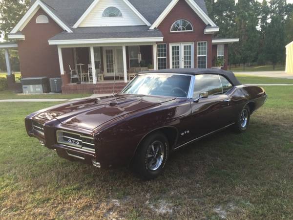 1969 Pontiac GTO Convertible - cars & trucks - by owner - vehicle... for sale in Brooklet, GA – photo 2