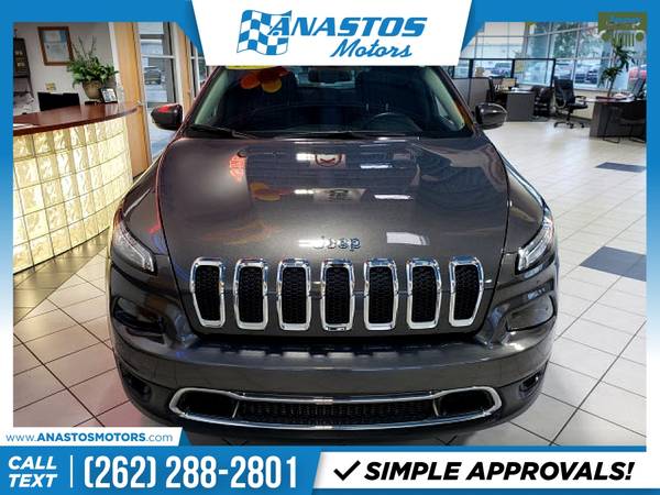 2017 Jeep Cherokee FOR ONLY 322/mo! - - by dealer for sale in Kenosha, WI – photo 3
