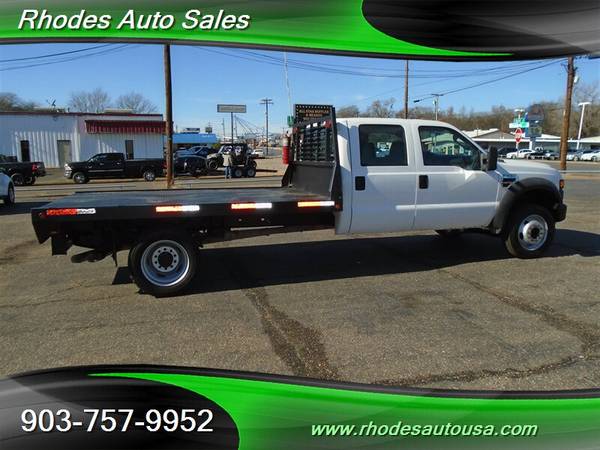 2008 FORD F550 DIESEL 4X4 FLATBED - - by dealer for sale in Longview, TX – photo 4