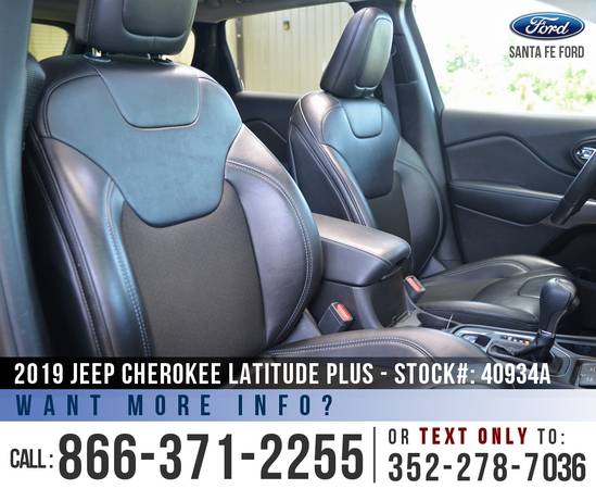 2019 Jeep Cherokee Latitude Plus SiriusXM - Cruise - Leather for sale in Alachua, FL – photo 20