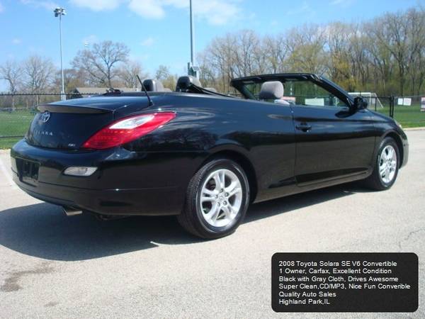 2008 Toyota Camry Solara SE Convertible - - by dealer for sale in Highland Park, IL – photo 4
