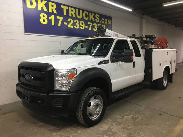 2014 Ford F-450 Super Cab 4X4 V10 Utility Bed Service Body W/Crane for sale in Other, AL – photo 4