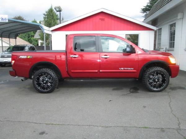 2013 Nissan Titan Crew Cab PRO-4X Pickup 4D 5 1/2 ft Cars and Trucks for sale in Portland, OR – photo 2