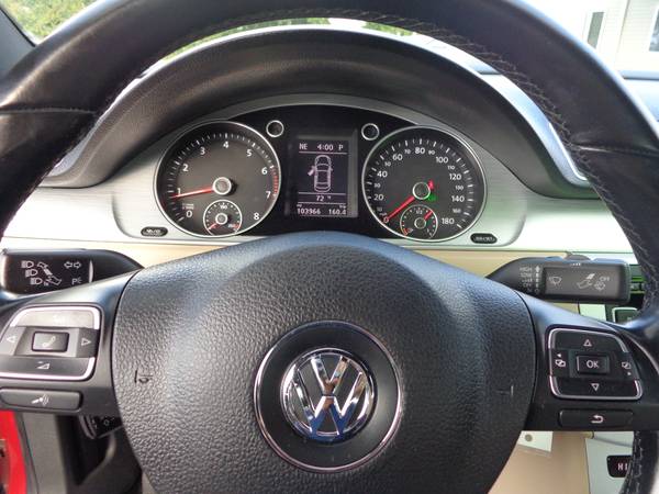 2013 VW CC LUXURY SPORT-ONLY 103k-LTHR-NEW TIRES an for sale in East Windsor, MA – photo 8