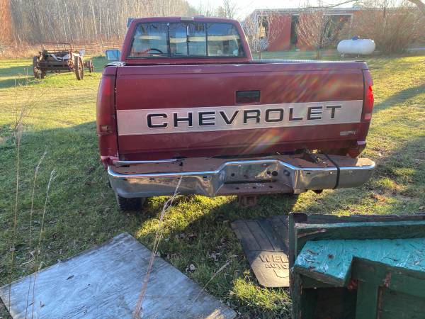 1990 Chevy 2500 4x4 - cars & trucks - by owner - vehicle automotive... for sale in West Branch, MI – photo 2