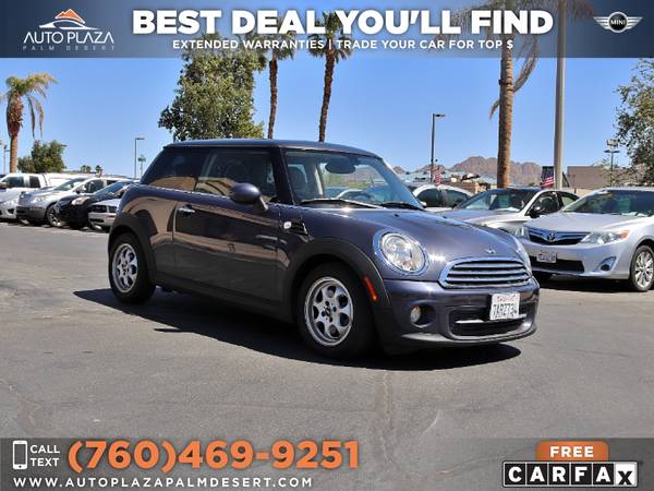 2012 Mini Cooper Hardtop 247/mo with Moonroof, Leather - cars & for sale in Palm Desert , CA – photo 3
