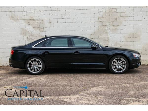 2013 A8 L Quattro 4.0T V8 w/Night Vision, Tons of Technology! 20" Rims for sale in Eau Claire, MN – photo 14