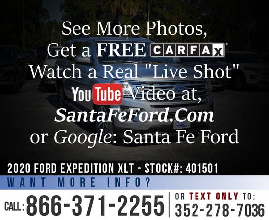 2020 FORD EXPEDITION XLT SAVE Over 8, 000 off MSRP! - cars & for sale in Alachua, GA – photo 21