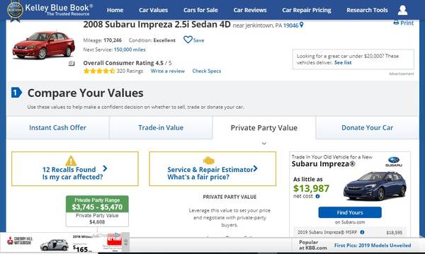 2008 SUBARU IMPREZA AWD 5 SPEED. for sale in Cherry Hill, NJ – photo 24