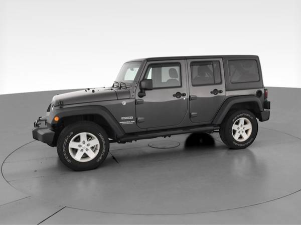 2017 Jeep Wrangler Unlimited Sport S Sport Utility 4D suv Gray - -... for sale in Decatur, IL – photo 4