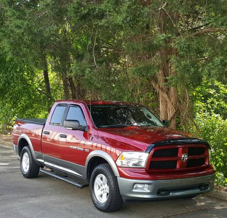 Cherry Red 2011 Ram 1500 Quad Cab/116K/4x4/5 7 Hemi V8 for sale in Raleigh, NC – photo 2