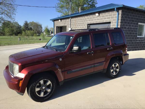 Red 2009 Jeep Liberty Sport 4x4 (44, 000 miles) - - by for sale in WAUKEE, IA – photo 11
