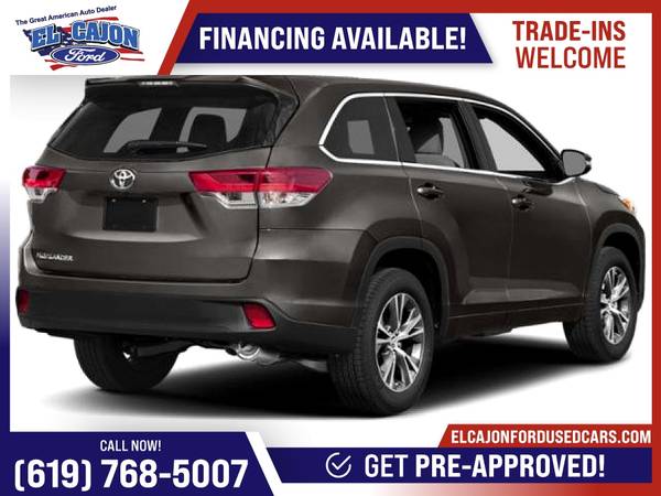 2019 Toyota Highlander LE FOR ONLY 479/mo! - - by for sale in Santee, CA – photo 2